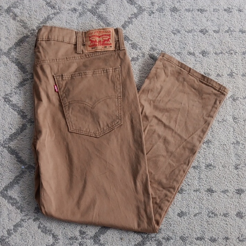 Levi's 541 Athletic Taper Jeans Men's 38x30 Brown Denim PC9-18181-0151